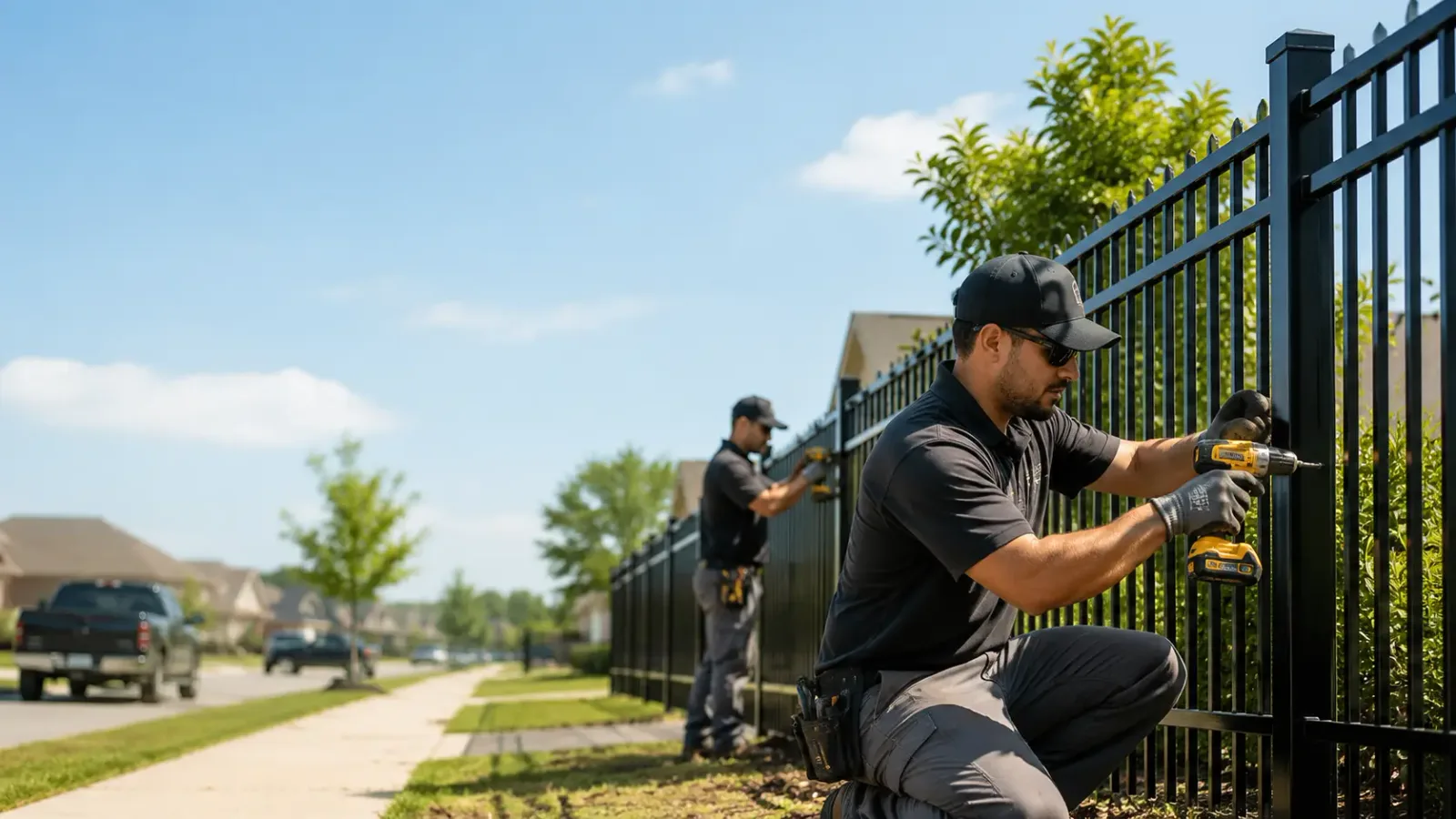 Metal Fence Installation in Baldwin, LA